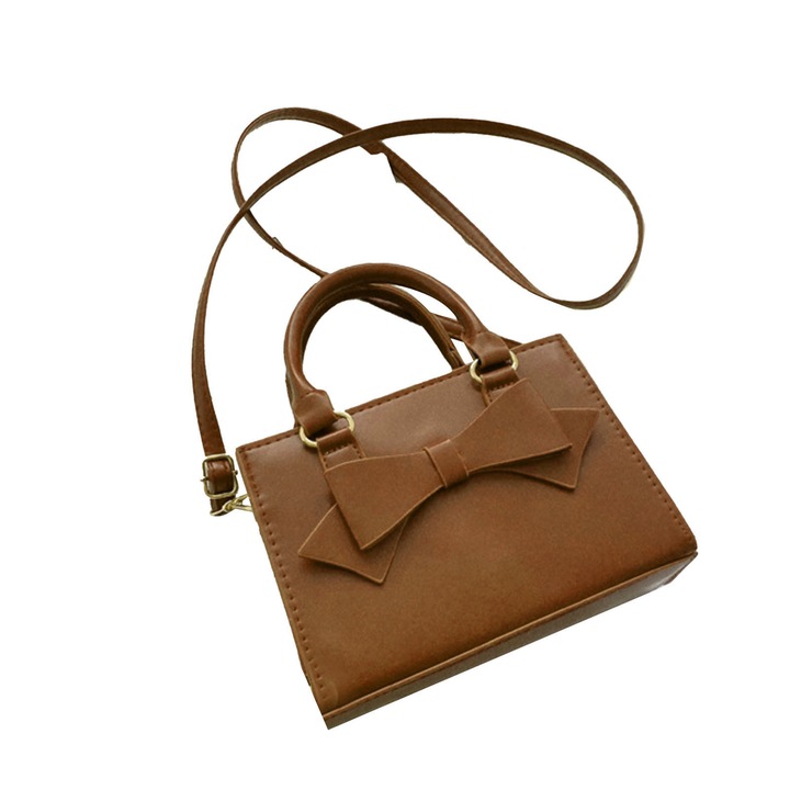 Női válltáska, masnival, kis méret