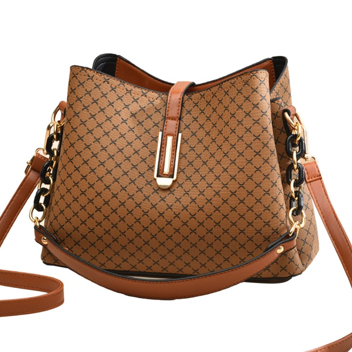 Női válltáska, nagy kapacitású, modern dizájn