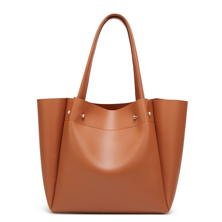 Női válltáska, nagy kapacitású, klasszikus kialakítású, univerzális