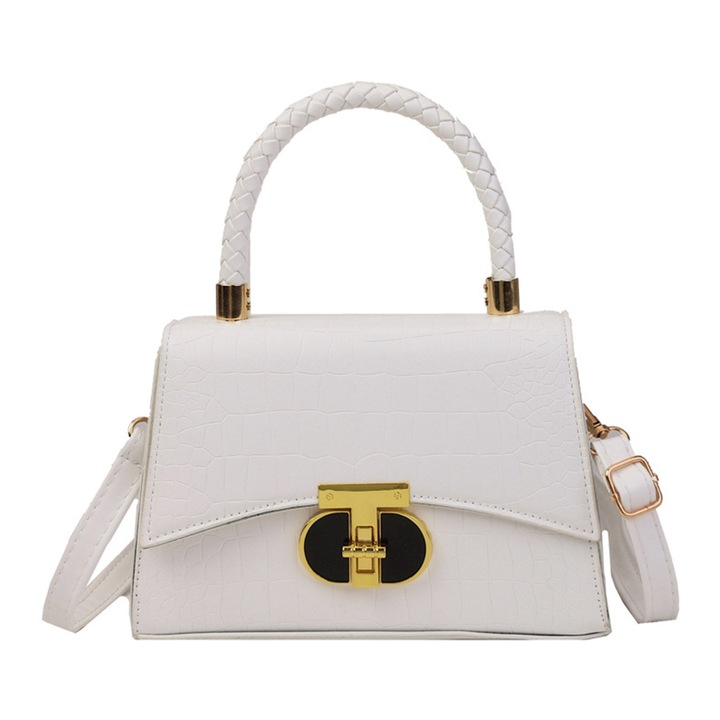 Női válltáska, egyszerű és elegáns kialakítás, állítható pánt, univerzális méret, eko bőr