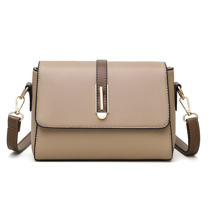 PU bőr válltáska, nagy kapacitású, többfunkciós