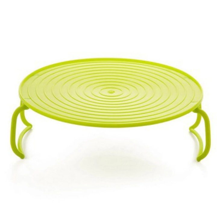 Suport dublu pentru cuptor cu microunde, izolat, pliabil, 2 niveluri