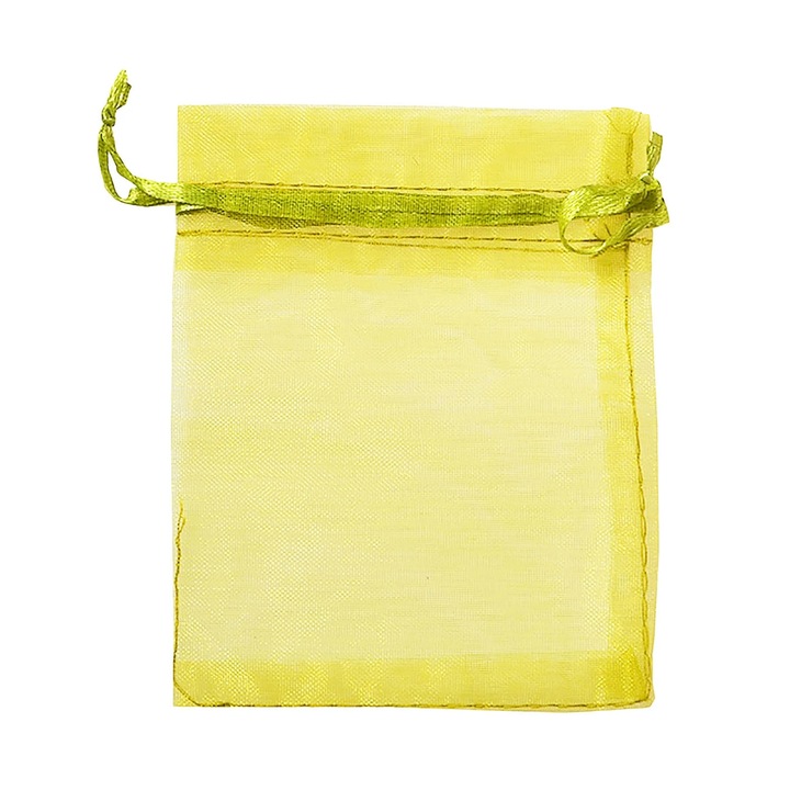 YANYXR organza tasak szett, 100 db, arany, 7x9cm, ajándékokhoz, ékszerekhez, esküvőkhöz