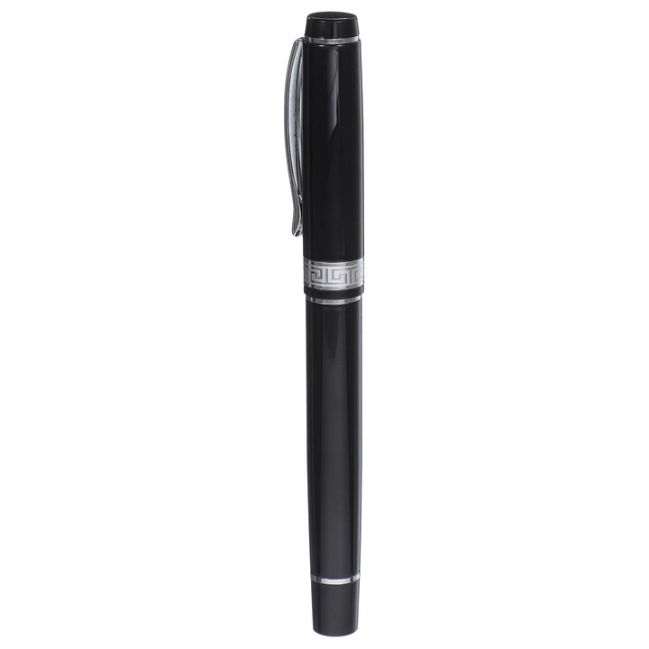 YANYXR BCS3115754 töltőtoll, fém, újratölthető kalligráfiához, fekete, 14 cm
