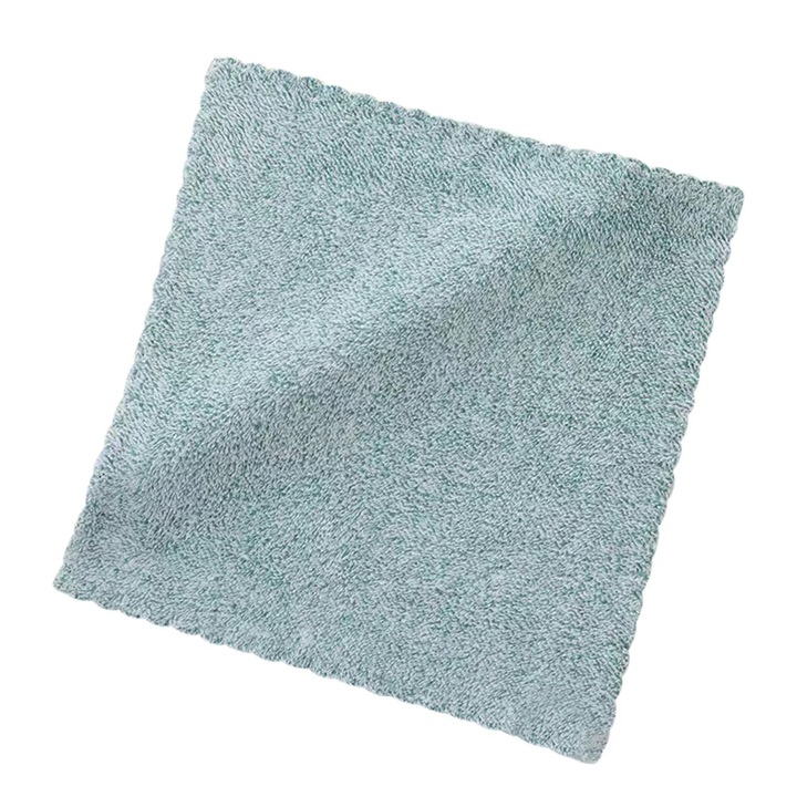 Korall polár törölköző 30x30cm, nedvszívó, zöld