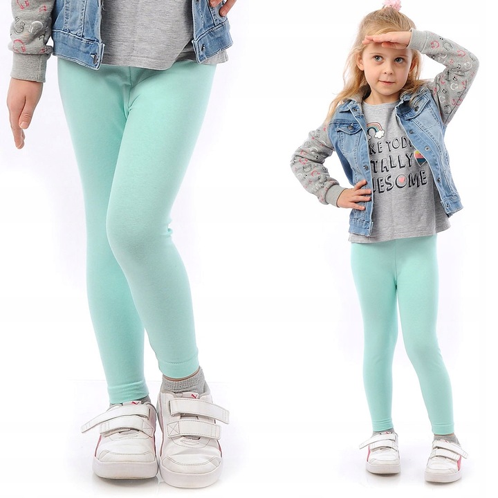 Gyermek nadrág, LAEMI, pamut, menta