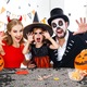 YANYXR Halloween asztalterítő, fekete csipke koponya, 135x175cm