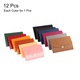 Plicuri mini, set 12 bucati, design retro cu inima aurie, multicolor, 10.5x7cm