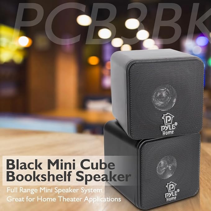 Boxa de raft mini cub de 4 inch, 200W, Pyle Home PCB4BK - Negru