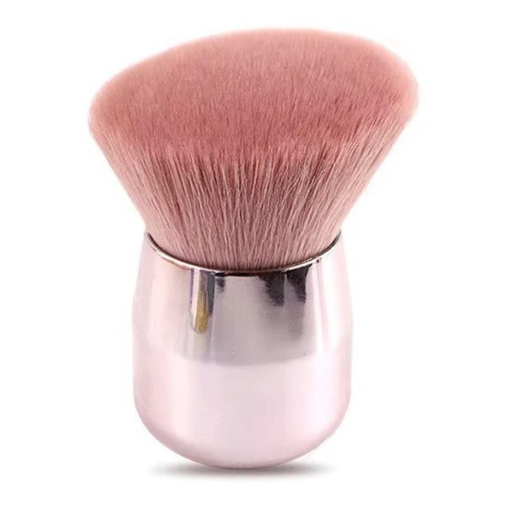 Pensula machiaj moale portabila pentru fard de obraz tesita, Sela
