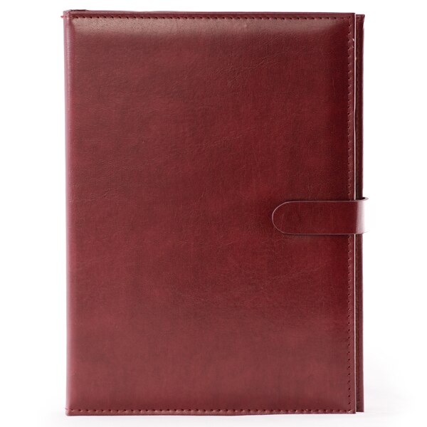 Agenda piele naturala Alma Bordo
