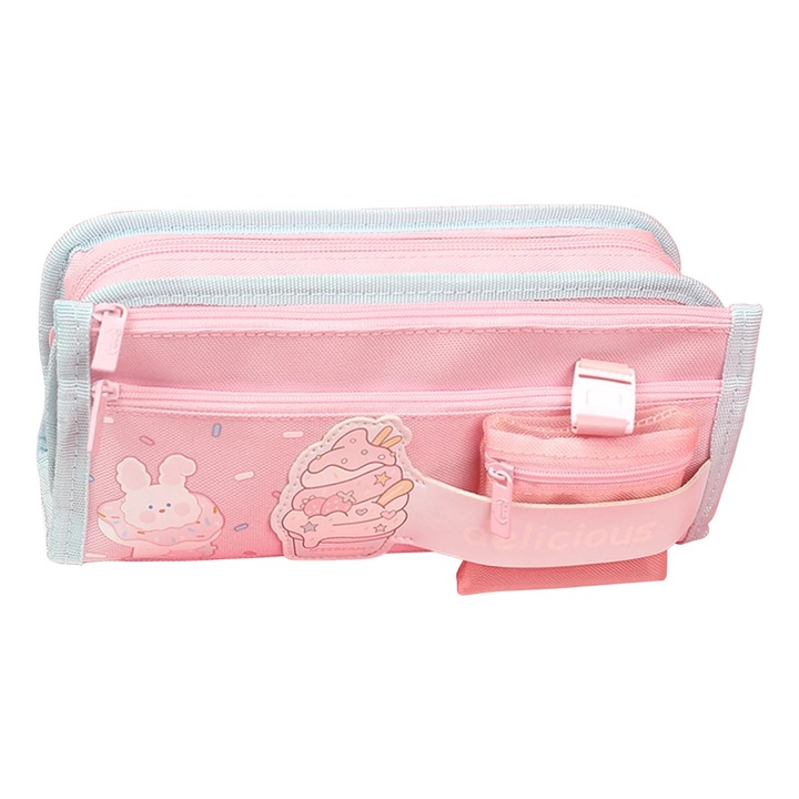 Penar multifunctional YANYXR, capacitate mare, trei straturi, multicolor, 22x10x6cm