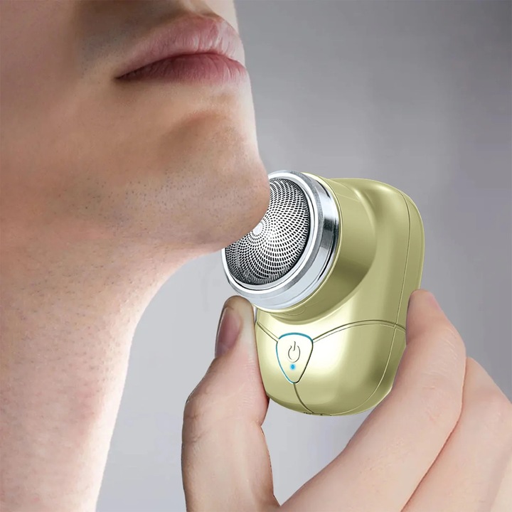 YANYXR mini hordozható USB fém elektromos borotva