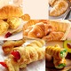 Set forme prajituri din otel inoxidabil, conuri pentru croissante, 5 bucati, argintii, 3.5x12.5cm