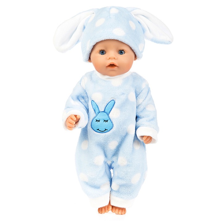 Dibei 18 hüvelykes ruhák amerikai lány babáknak, nyári babaruhák, szimulációs babaruhák, nyúl, béka és újjászületett babákhoz.