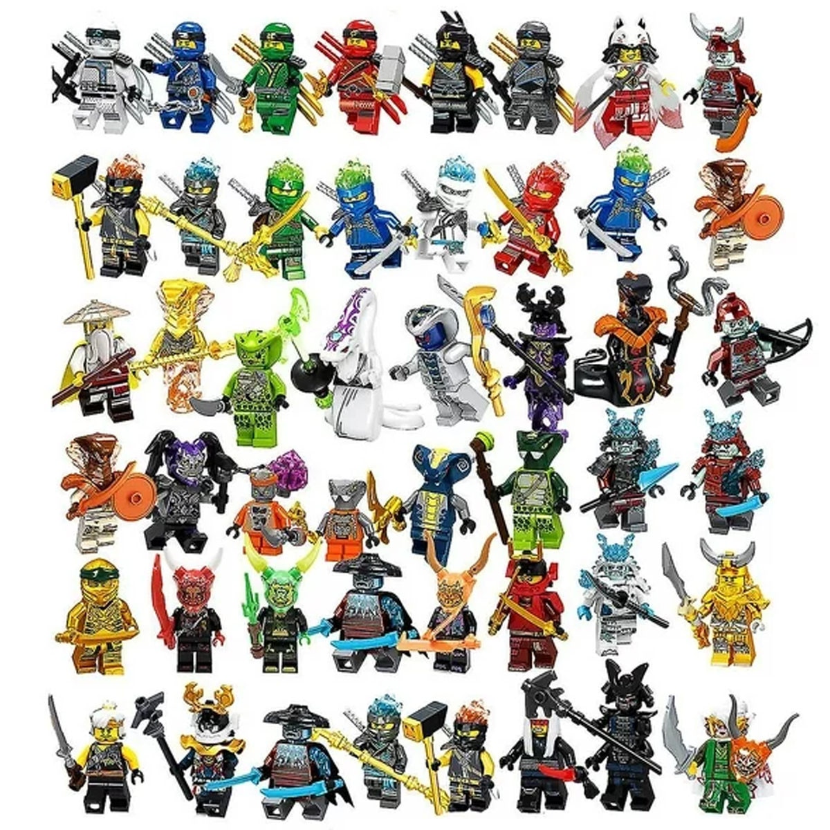 Kazakili Beyページ Set 48 Figurine Ninjago, Fokelyi, Plastic, Multicolor - eMAG.ro
