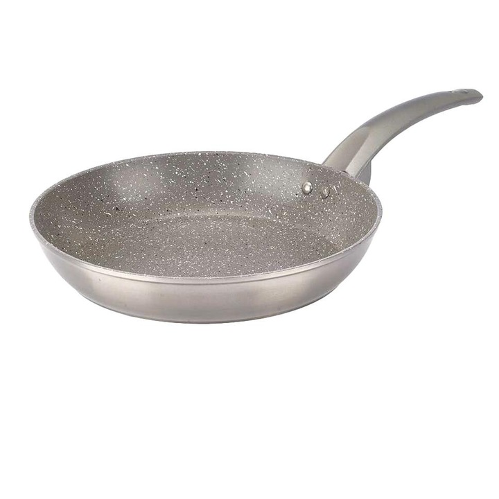 Tigaie antiaderenta Kinvara, 26 cm, aluminiu, argintiu, pentru inductie