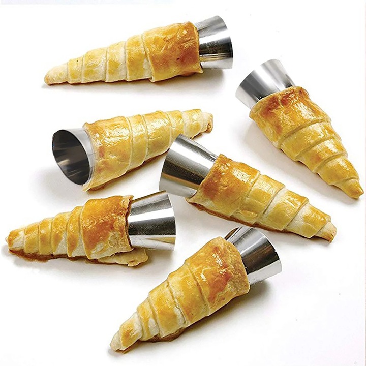 Forma prajituri YANYXR corn crema din otel inoxidabil conica 1 buc