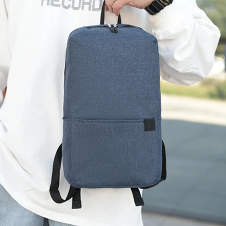 Rucsac laptop YANYXR 13 inch albastru inchis 34x22x12cm rezistent la apa