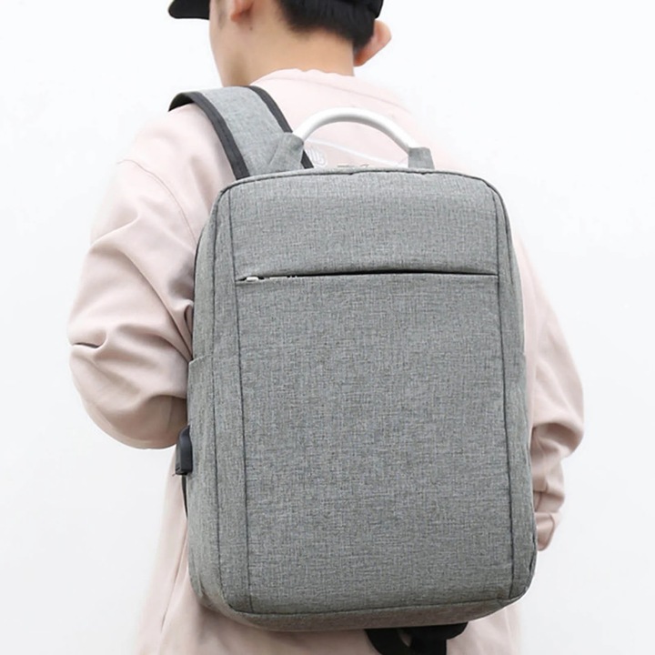 Rucsac business multifunctional, capacitate mare, multicolor, 17 inch