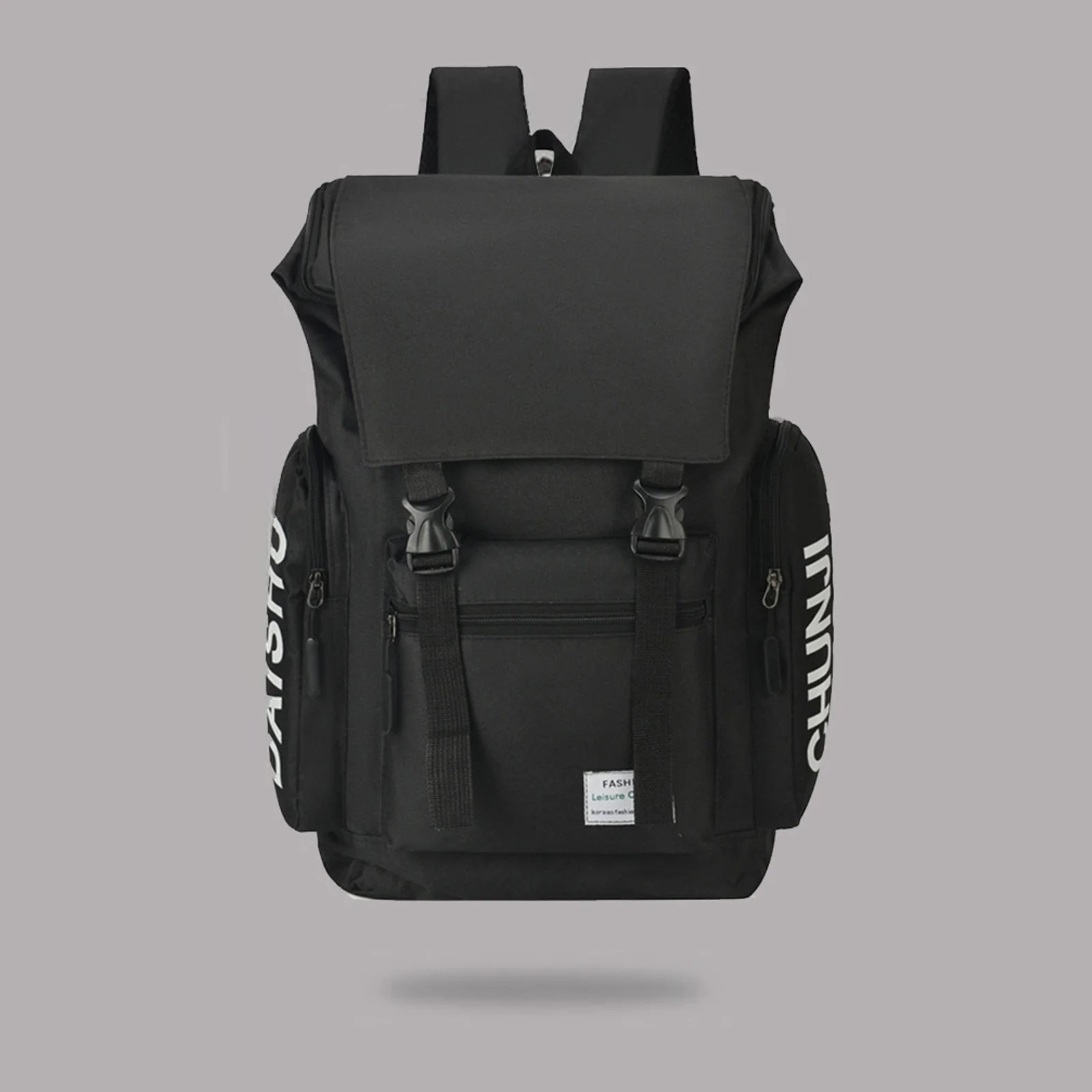 Rucsac laptop negru, capacitate mare, bretele ajustabile, 17 inch