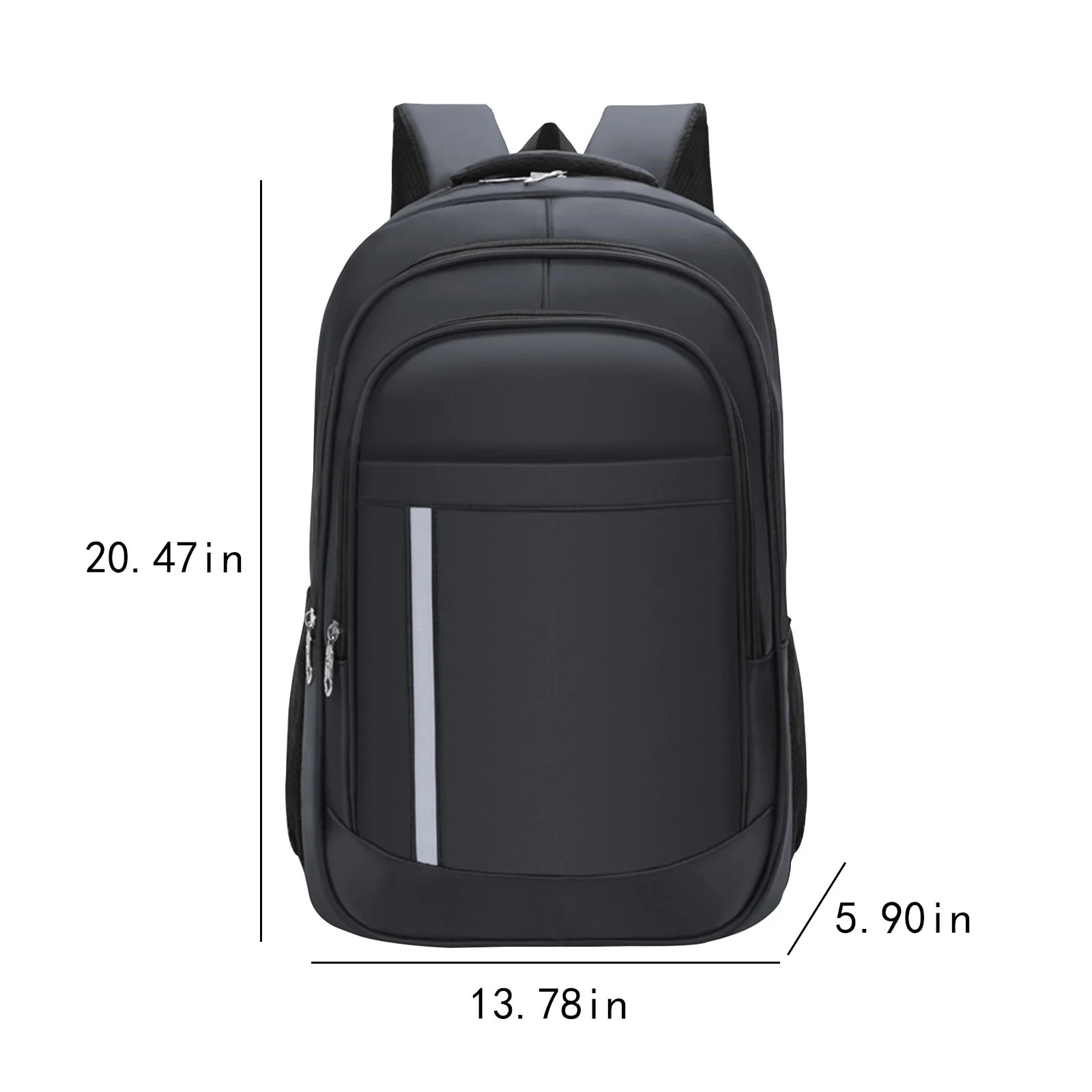 Rucsac laptop unisex, 15.6 inch, bretele ajustabile, material textil, 52x35x15cm