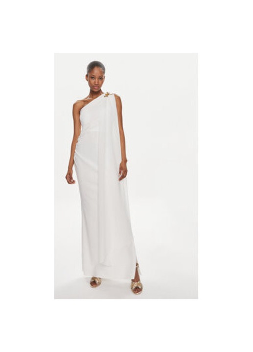 Rochie Dama, Rinascimento, 304130144, Poliester, Elastan, L INTL, Alb