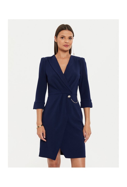 Дамска рокля, Ринасименто, 304657795, Полиестер, 46577, Син, L