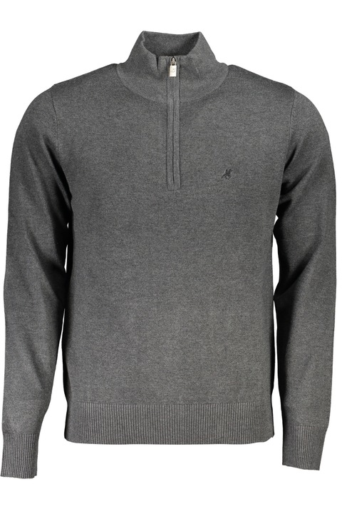 Férfi pulóver, US GRAND POLO, 20% nylon, 80% viszkóz, szürke, USTR202, Szürke
