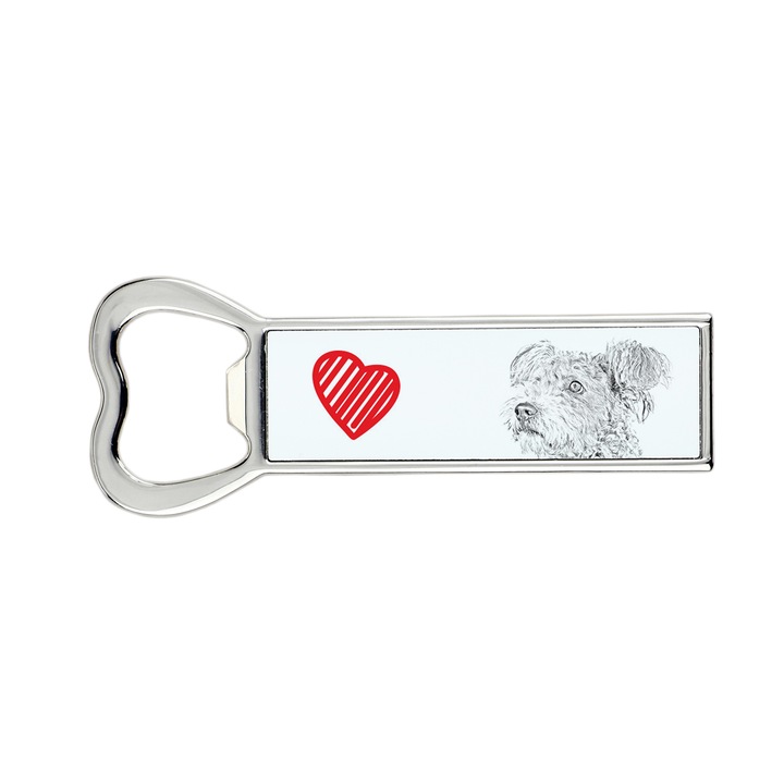 Személyre szabott kutyás sörnyitó, Art-Dog, 9x3,5cm, fém