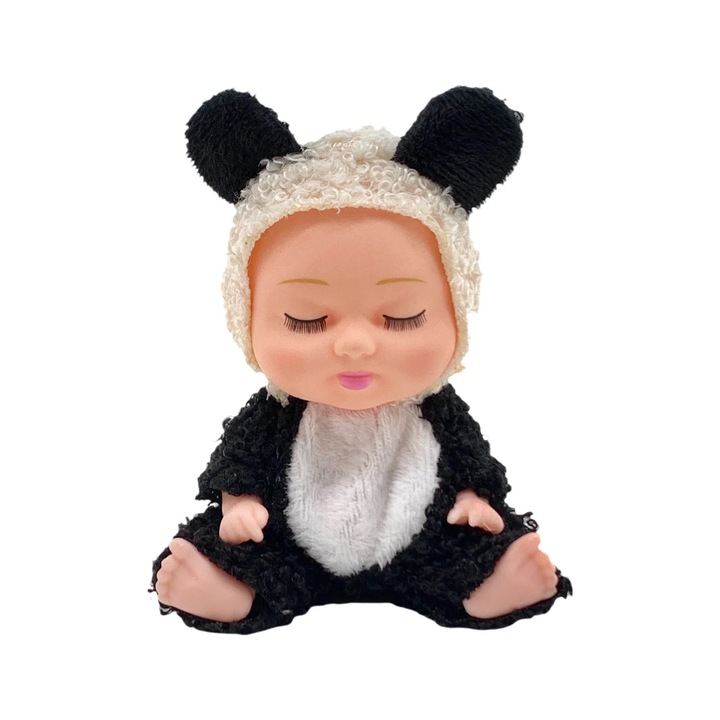 Papusa mini 5 inch YANYXR, realistica, multicolor, 13x7cm