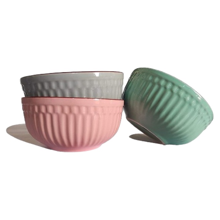 Bol cereale mic pastel plastic