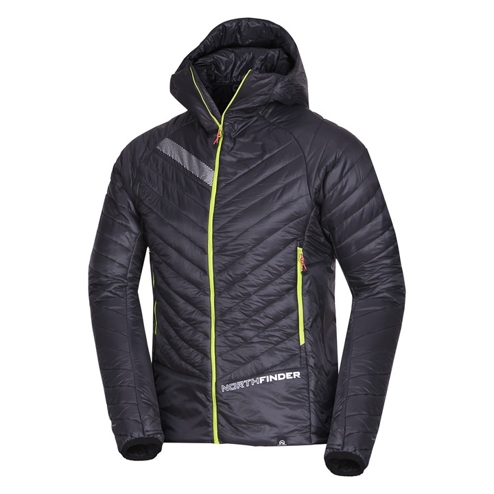 Férfi Primaloft® sítúrakabát OHNISTE 1, Fekete