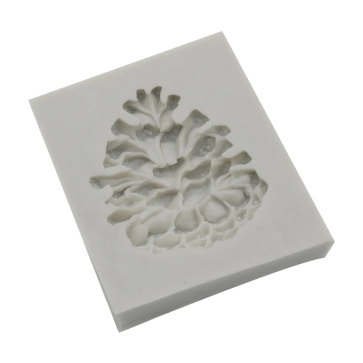 Unealta silicon Craciun decor tort fondant textura multicolor 5x4.2x1.2cm