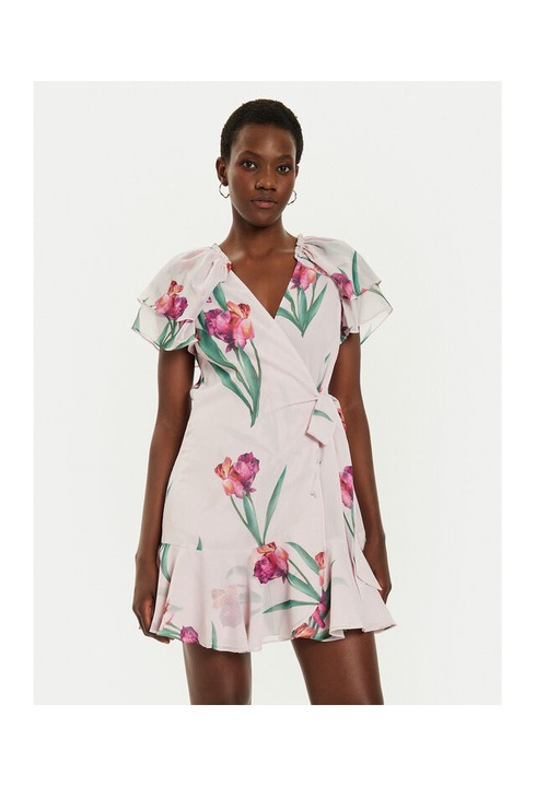 Női ruha, Ted Baker, 304732836, Poliészter, Rózsaszín, Rózsaszín