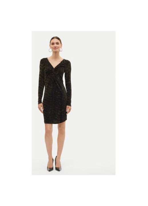 Rochie dama, Vero Moda, 304520044, Poliamida/Fibre metalice, XS INTL, Maro