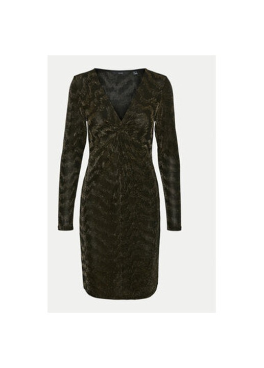 Rochie dama, Vero Moda, 304520044, Poliamida/Fibre metalice, XS INTL, Maro