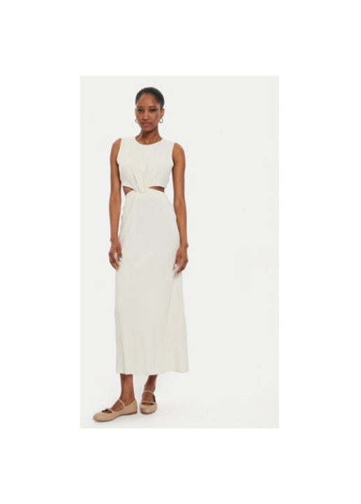 Női ruha, Vicolo, 304686580, Viszkóz/Len, Bézs, Bézs, M