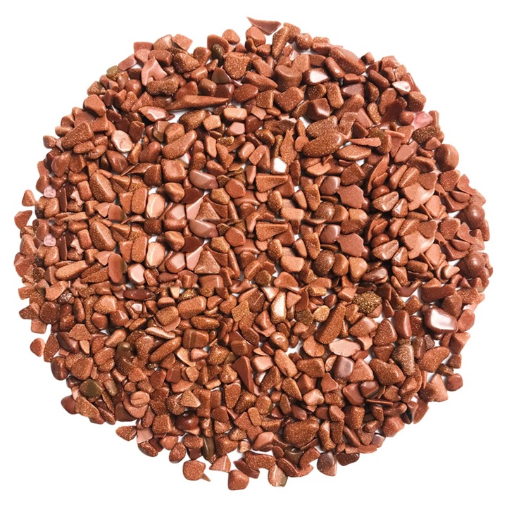 Pietris decorativ natural YANYXR, granulatie mica, 100g, multicolor