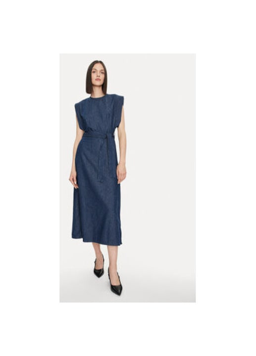 Дамска рокля, United Colors Of Benetton, 303802462, Памук, Син, Син