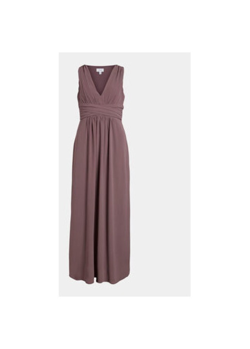 Дамска рокля, Vila, 303566777, Рециклиран полиестер/Полиестер, 38 EU, Розов