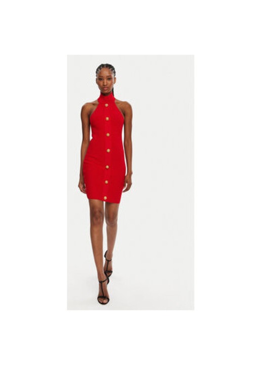 Rochie Dama, Balmain, 305313522, Viscoza, Poliamida, Negru, Negru