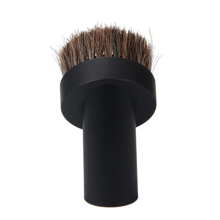 Perie rotunda pentru aspirator YANYXR BCS3150301, diametru 32 mm, peri 26 mm, plastic, negru