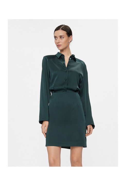 Rochie Dama, Ivy Oak, 303365363, acetat, Viscoza, 40, Verde, Verde, 40