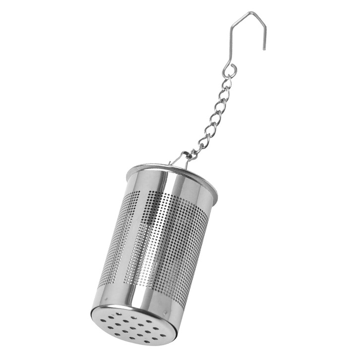Infuzor ceai YANYXR inox, filtru fin, argintiu, 10g