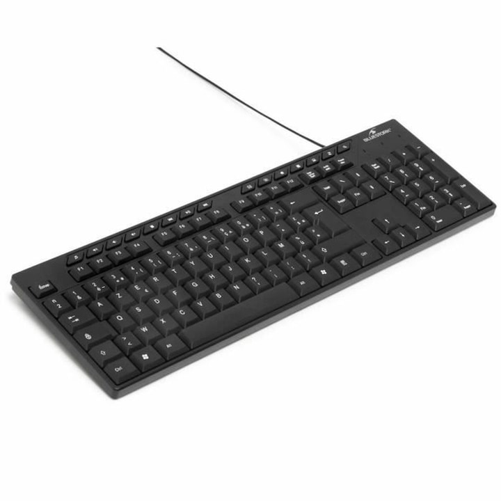 Tastatura Bluestork, AZERTY, compatibil cu Microsoft Windows, negru