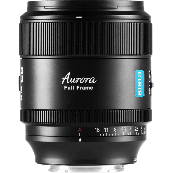 SIRUI Aurora Full Frame AF 85mm F1.4 обектив, Sony E байонет, автофокус