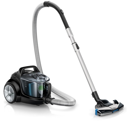 Aspirator fara sac Philips PowerPro Active FC8645/91, 1.7 l, Tub telescopic metalic, 750W, EPA 10, Negru