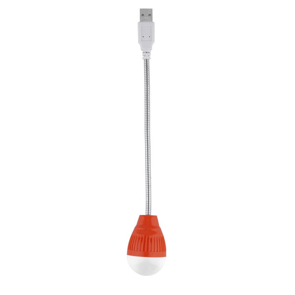 Lampa Light LED InfoTouch OEM, pentru laptop, flexibila, USB, Rosu