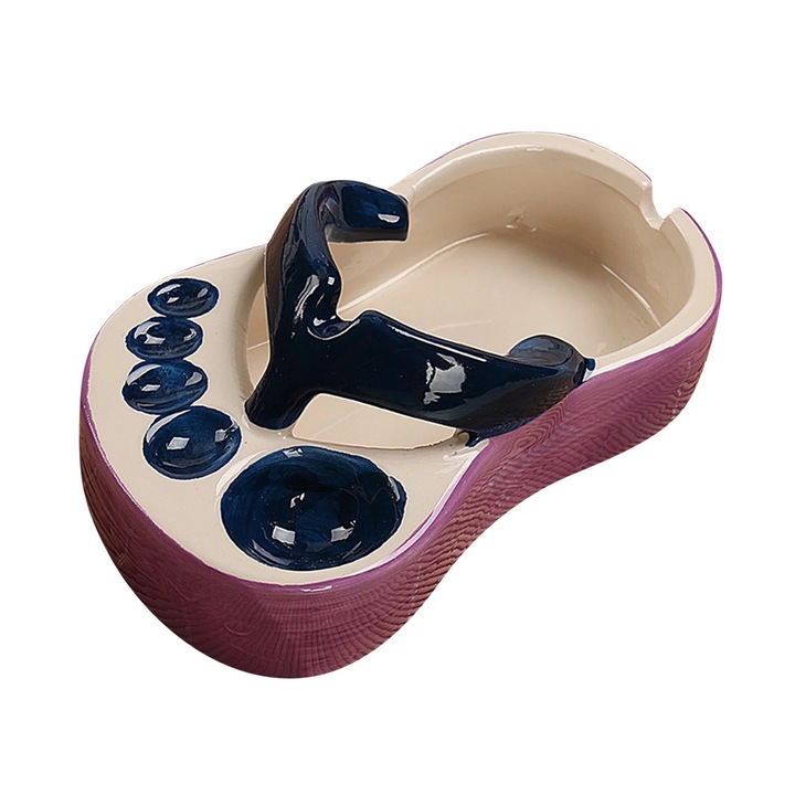 Bol ceramica YANYXR mini cartofi prajiti albastru 12x8cm